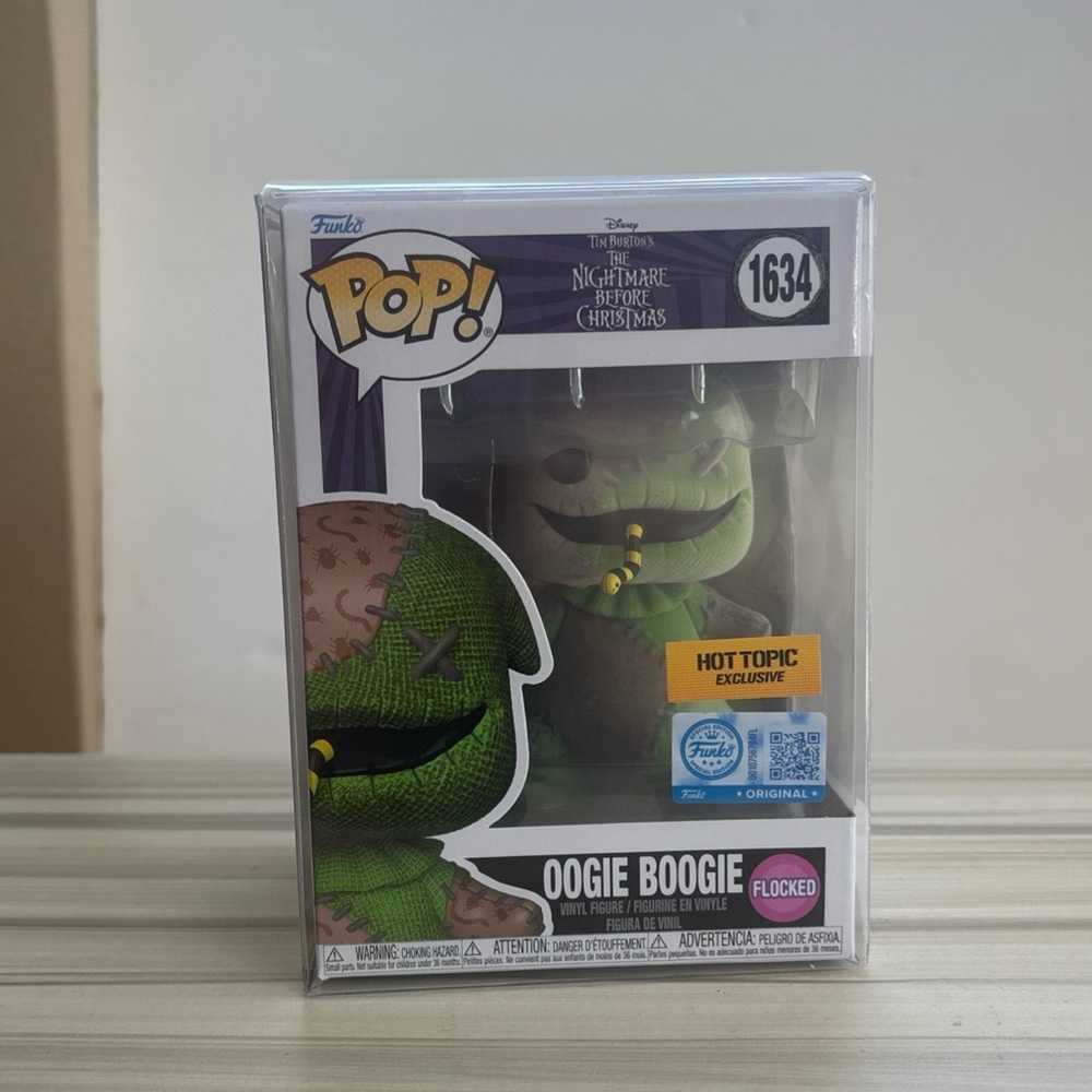 Funko Nightmare Before Christmas Oogie Boogie Flocked Hot Topic Exclusive #1634
